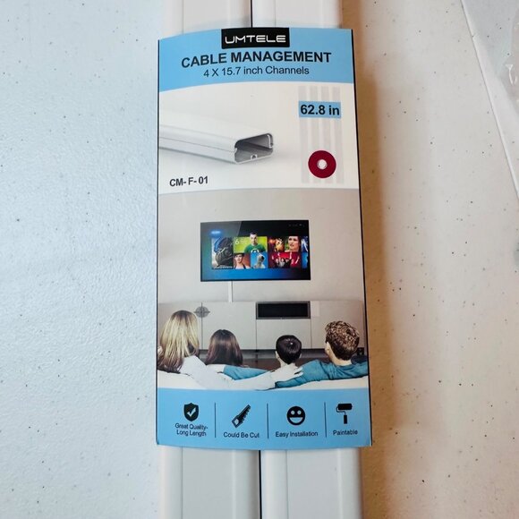 Cable Management - Cord Cover - Cable Cover - Cable Concealer - Cord Concealer - Picture 1 of 5